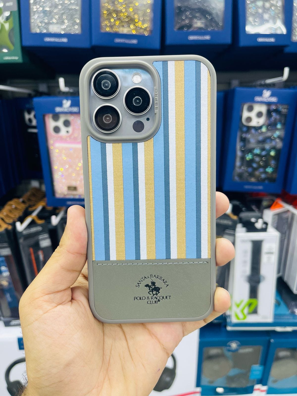 Original polo isaac natural titanium 15 pro max