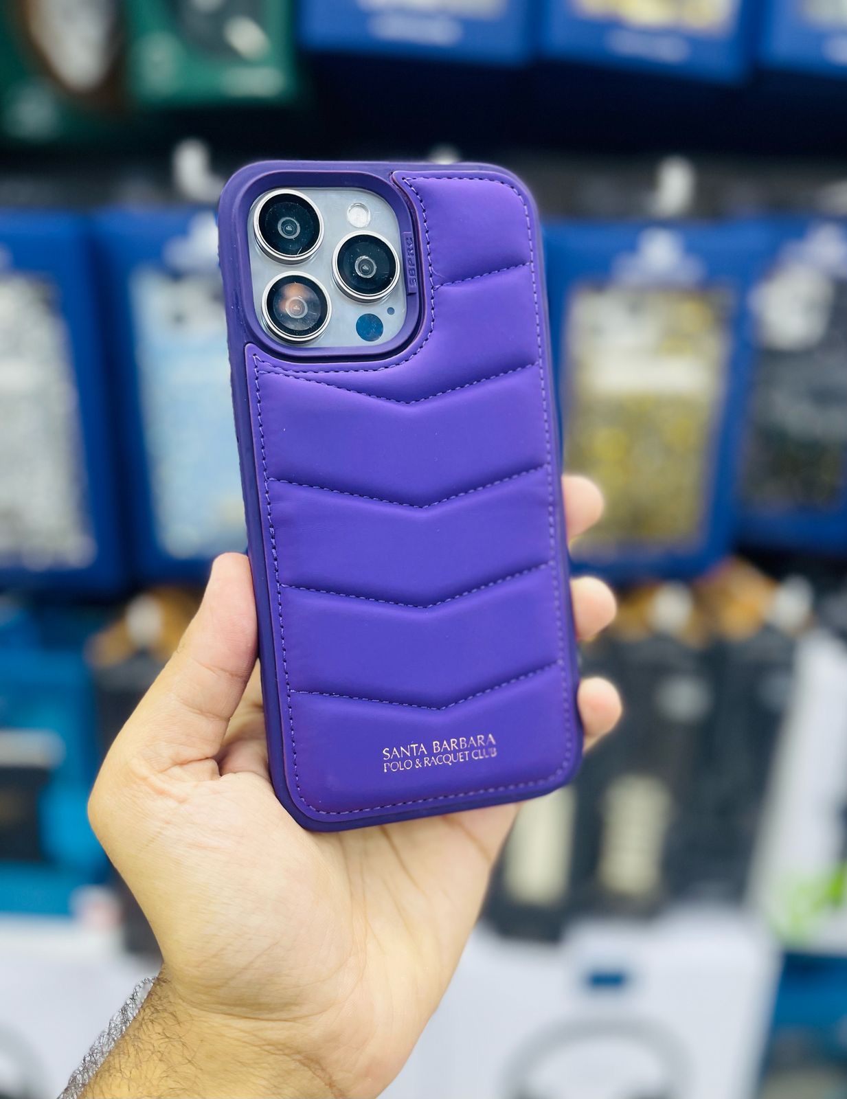 Polo Clyde case purple 15 pro max