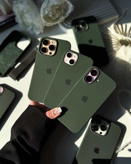 Apple Official Silicone Case Dark Green