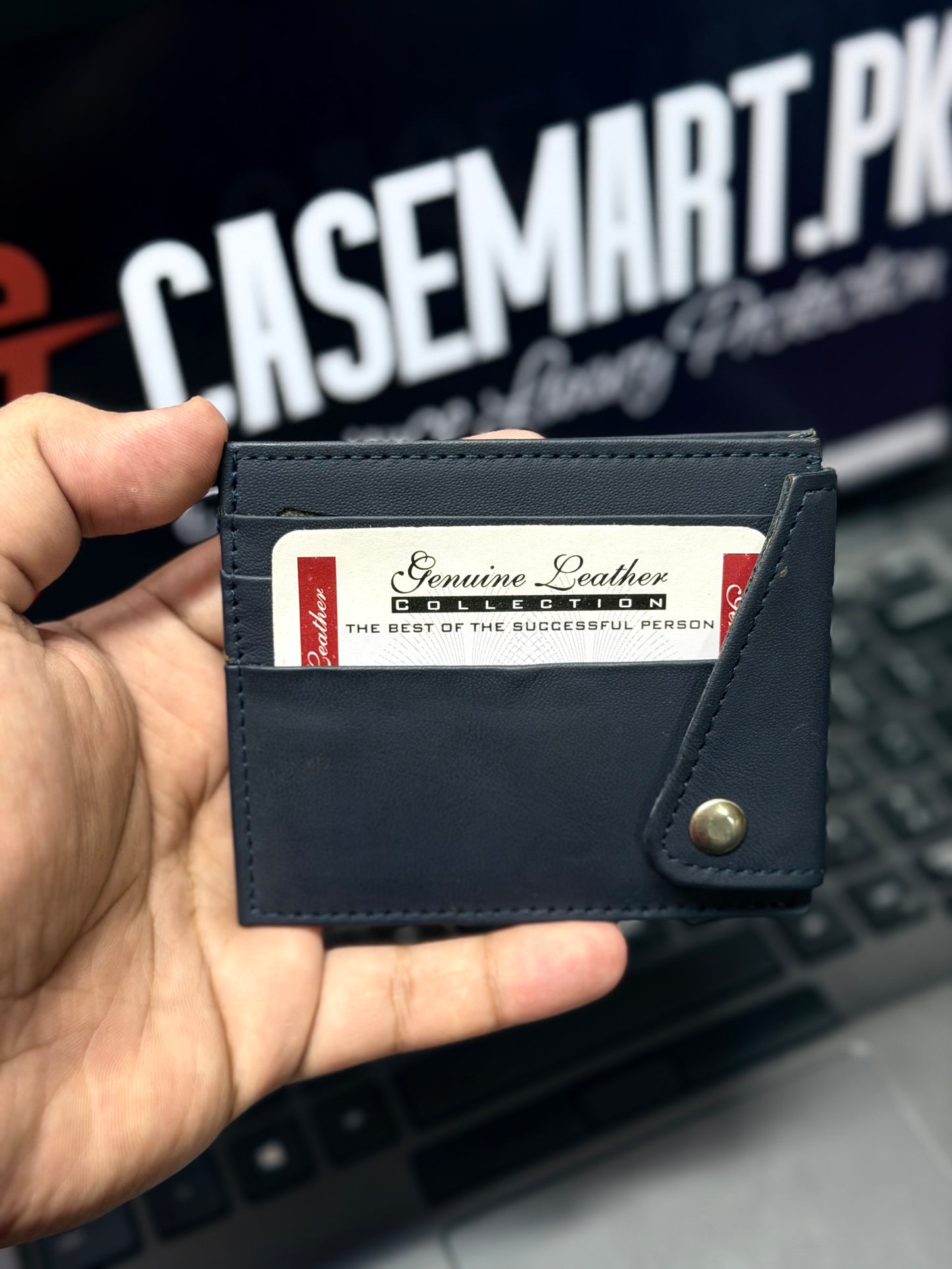 Genuine Leather Card Holder Wallet Slim