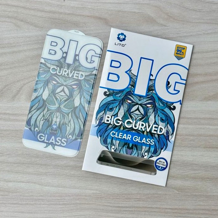 Original LITO Big Curved Bezel-Less Clear Full Transparent Glass