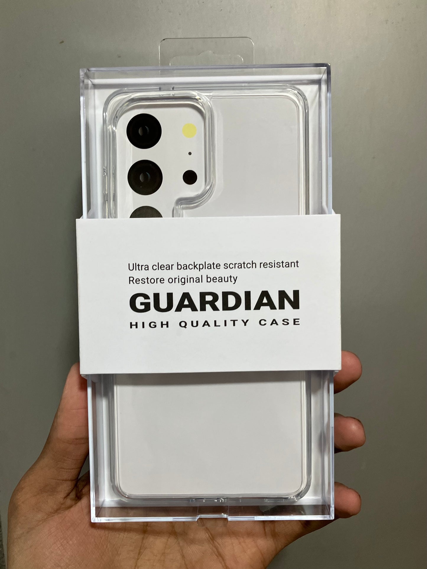 Kz-Doo Clear Guardian Series Non-Yellowing Soft Case For S26 Ultra