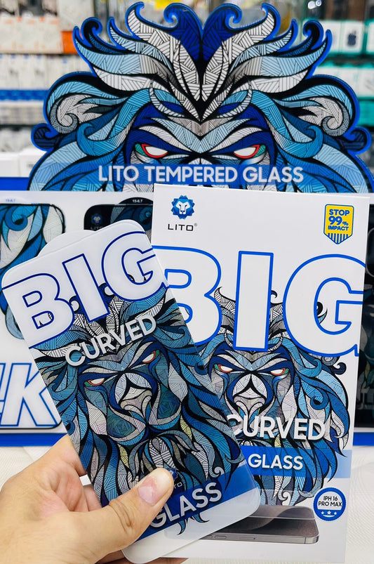 Original LITO Big Curved Bezel-Less Clear Full Transparent Glass