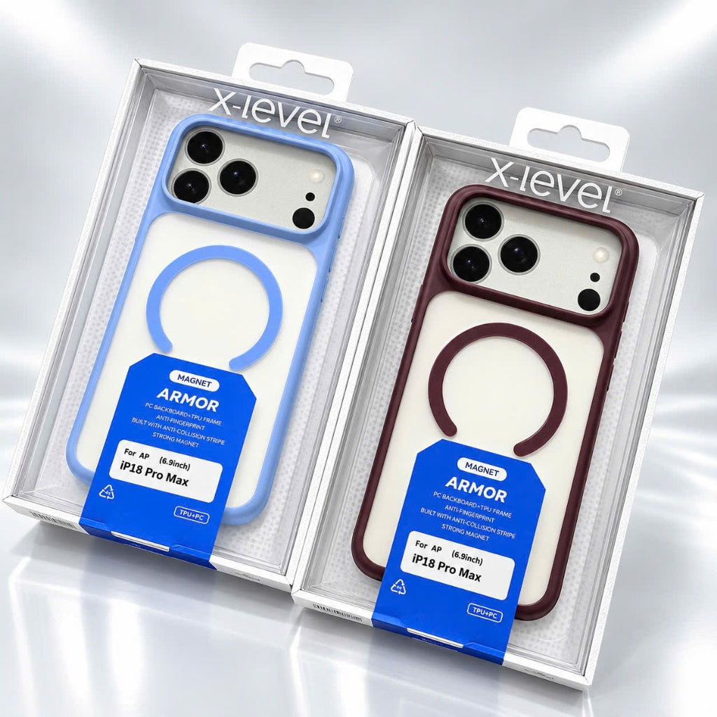 X-Level Skin Armor MagSafe Matte Case - Soft Magnetic Cover iPhone 18 Pro Max
