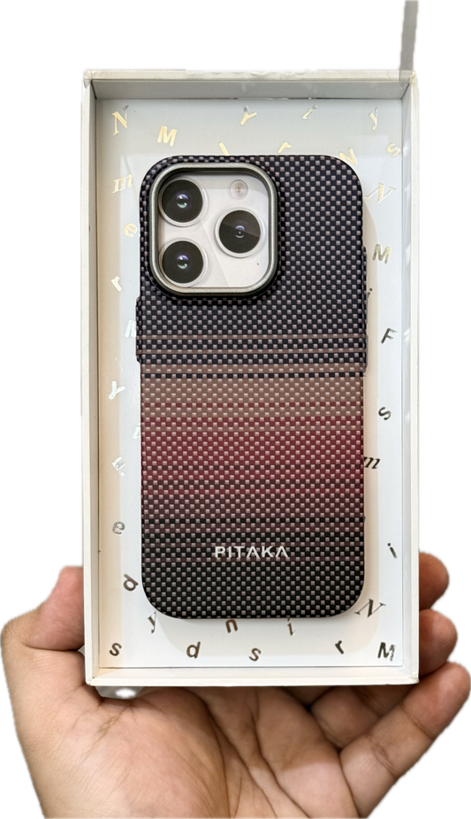 PITAKA SUNSET CARBON FIBRE KEVLAR CASE
