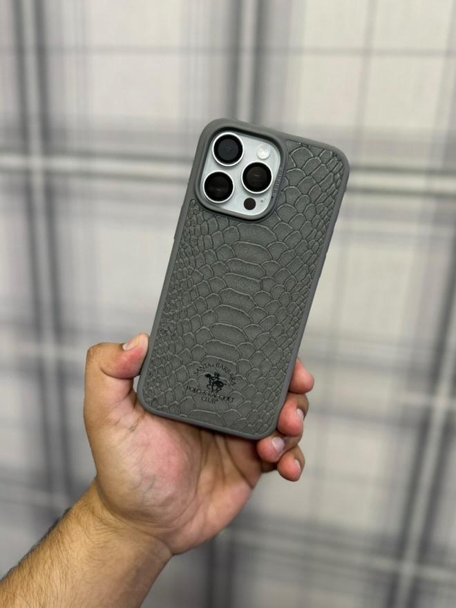 Polo Knight Case Genuine Leather 15 Pro Max Brown