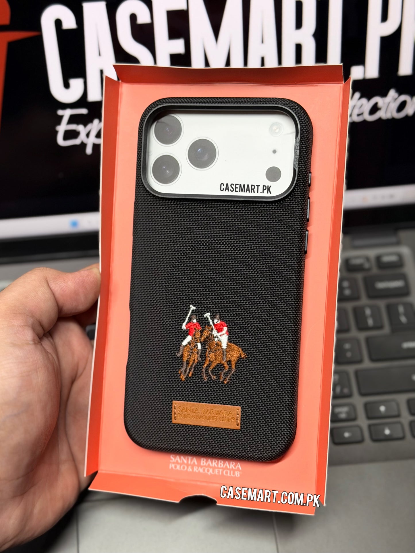 Polo Santa Barbara 18 Pro Max - Yolanda MagSafe Embroidered Leather Case - Premium & Original Cover