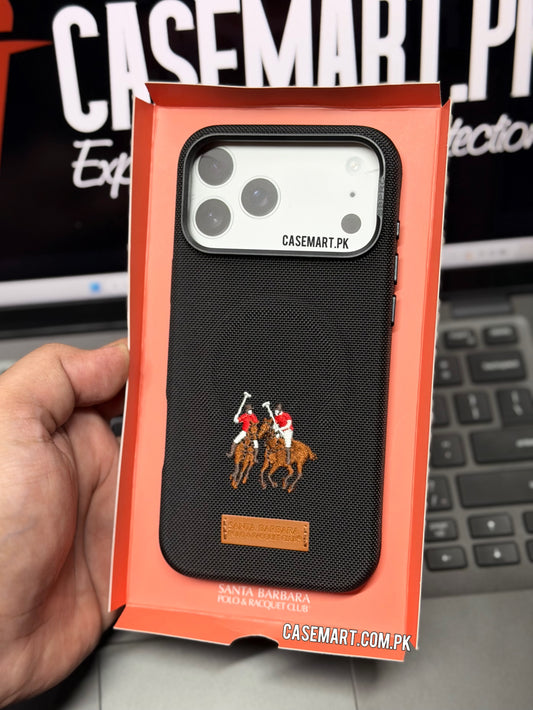 Polo Santa Barbara 18 Pro Max - Yolanda MagSafe Embroidered Leather Case - Premium & Original Cover