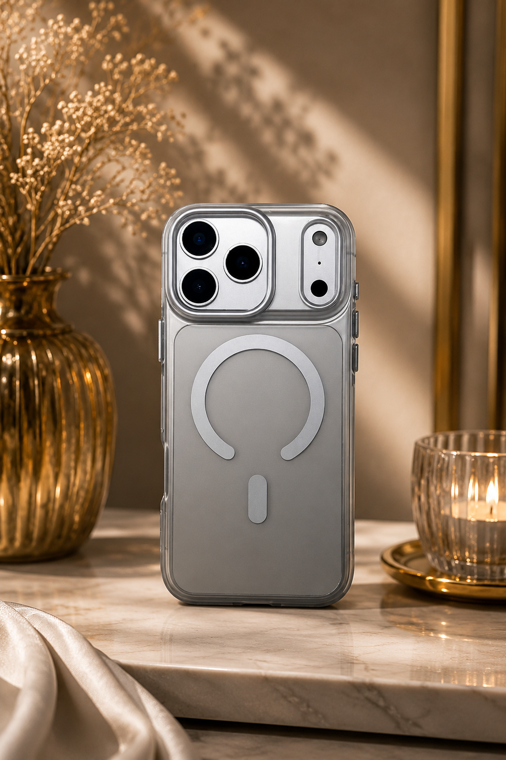 Polo Santa Barbara Augus MagSafe Case for iPhone 18 / 17 Pro Max – Slim Dual Tone Matte Finish Shockproof Back Cover (Non-Yellowing)