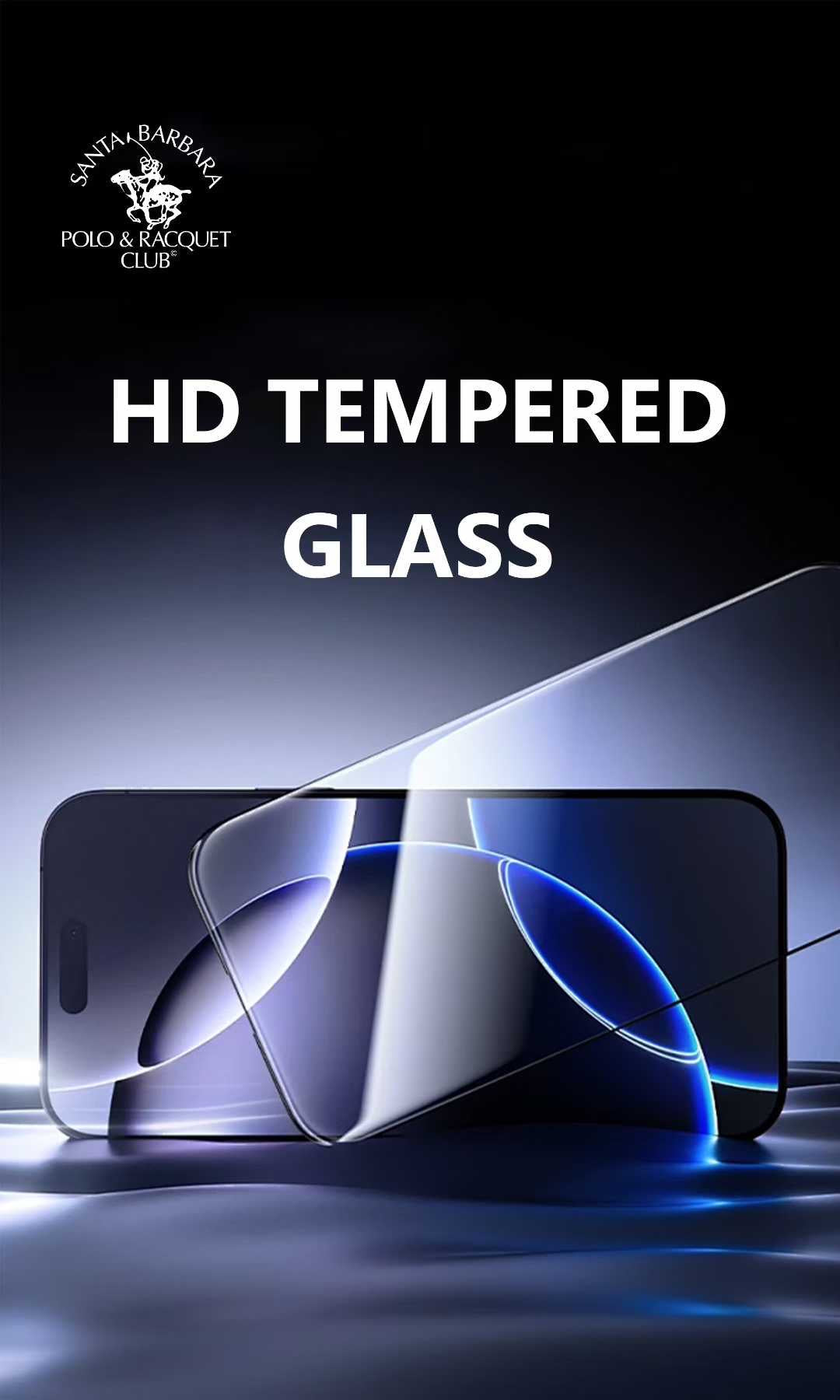 Santa Barbara Polo Raquet Club Ultra HD Clear Tempered Glass Protector for iPhone 17 Pro Max (Clear HD)