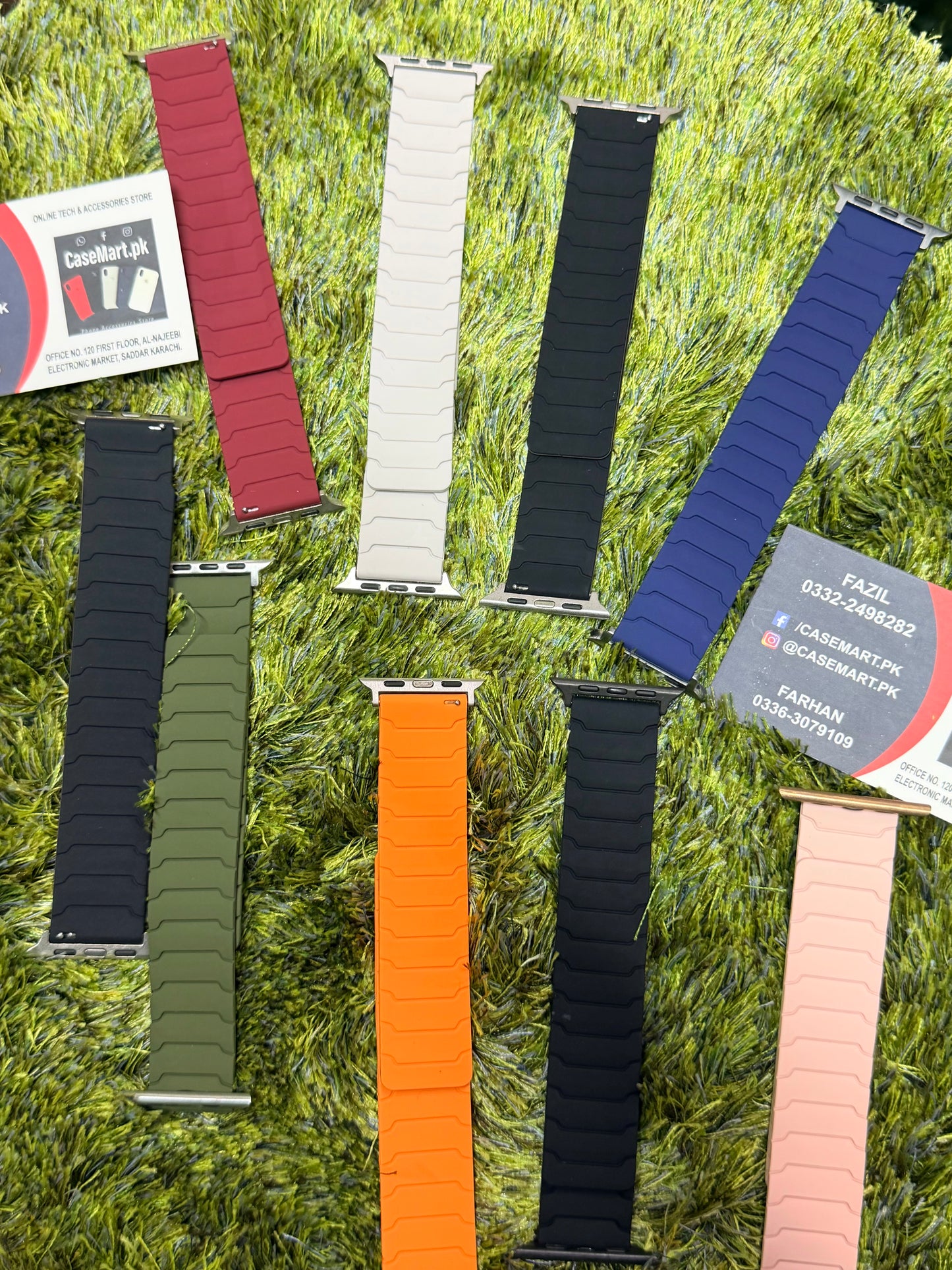 Fully Magnetic Silicone Loop Band for Apple Watch - 38mm to 49mm
