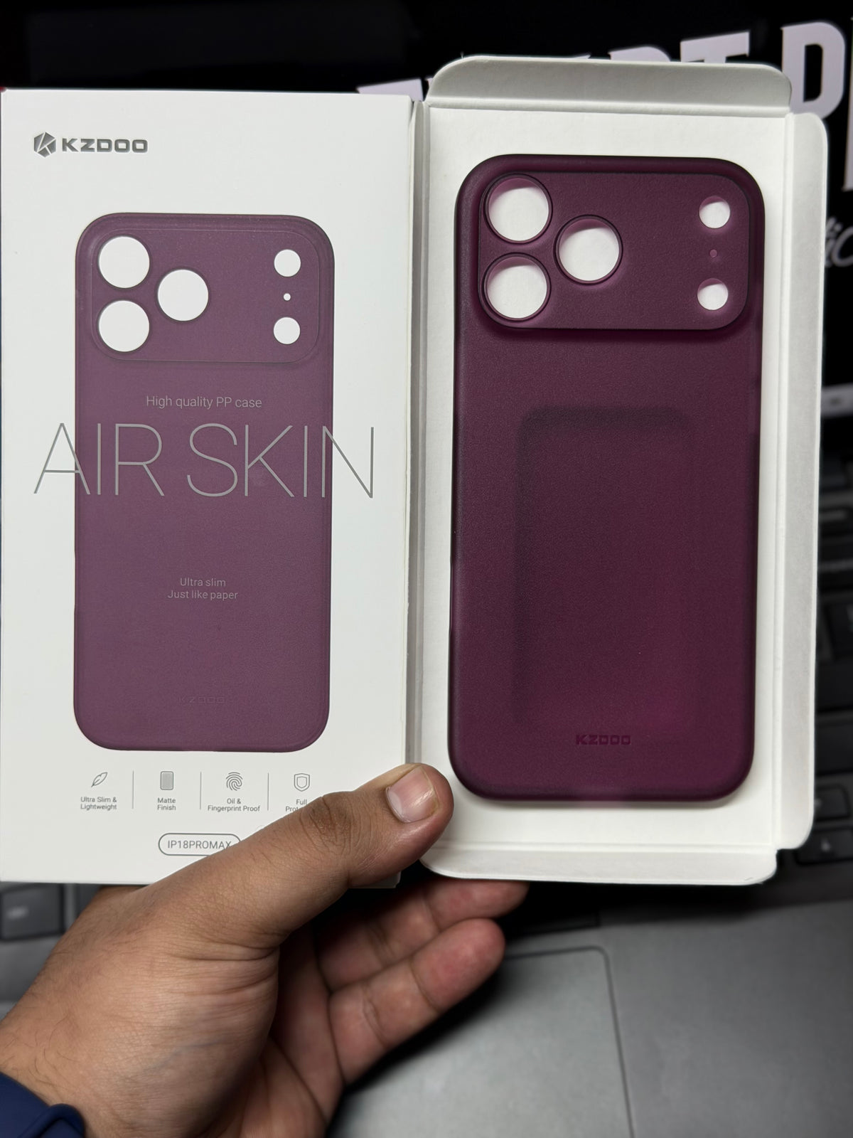 Kz-Doo Air Skin Ultra Thin Case for iPhone | Premium 0.3mm Slim Protective Cover