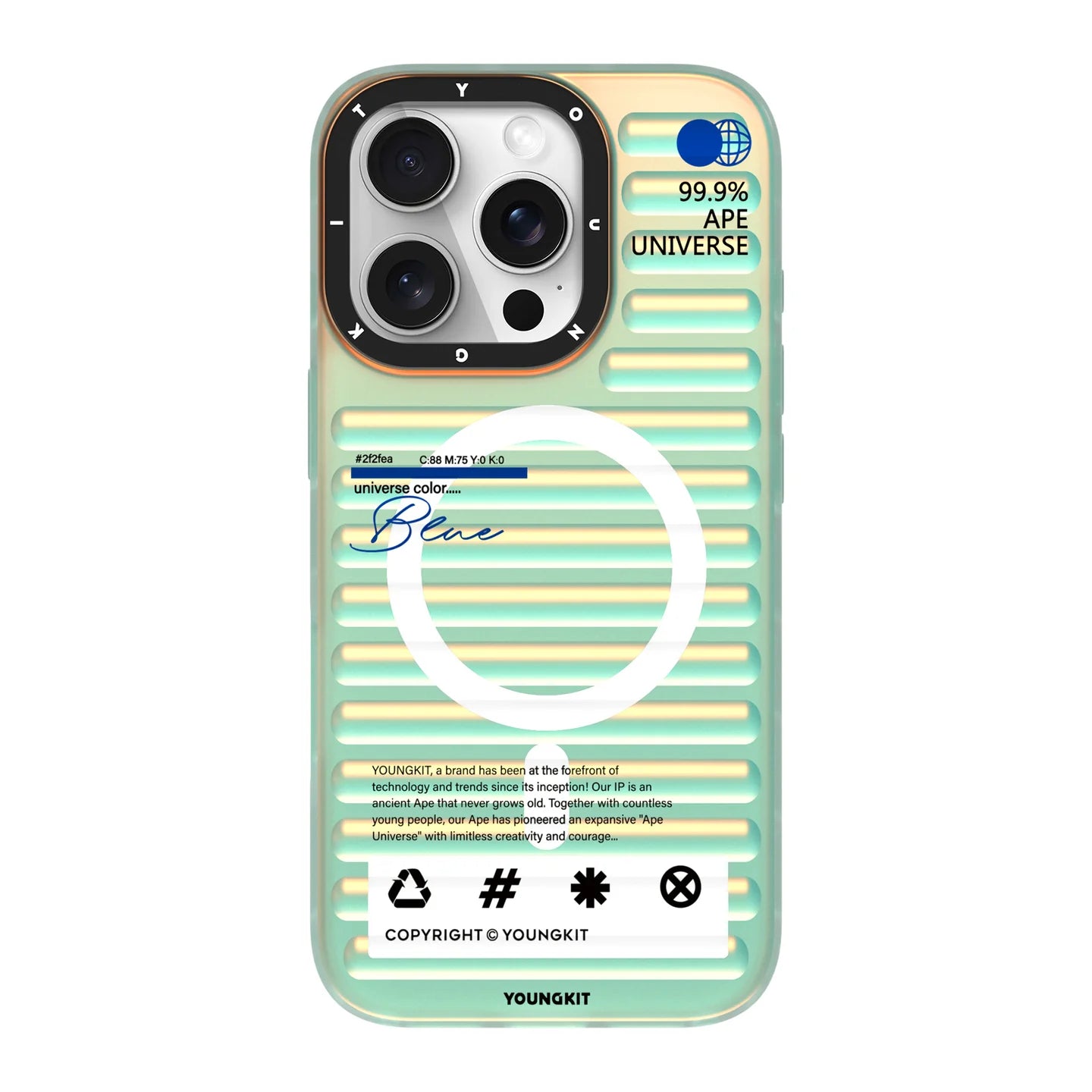 YoungKit Lugagge Color Changing Case 16 Pro Max
