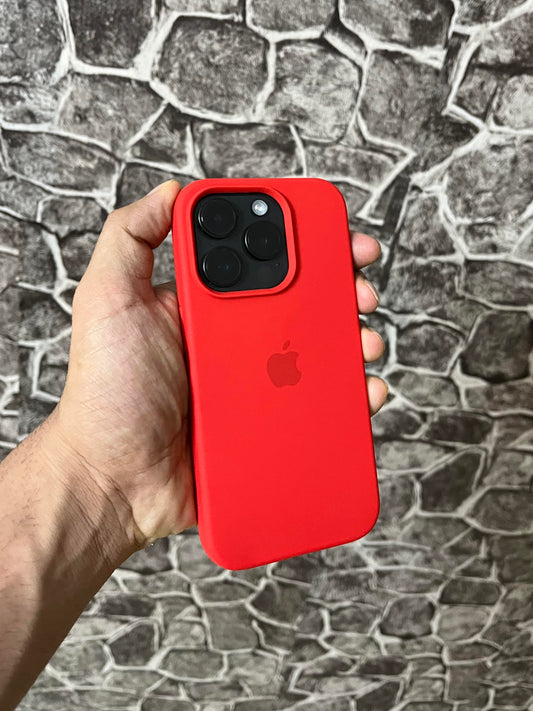 Apple Official Silicone Case Blood Red