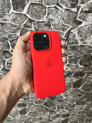 Apple Official Silicone Case Blood Red