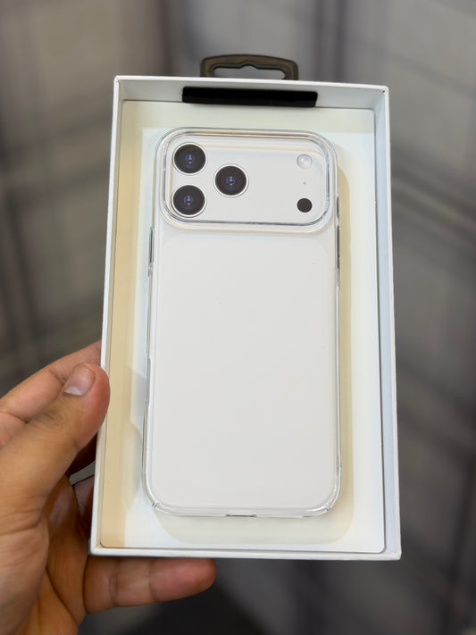 Crystal Clear Non-Yellowing Acrylic Case iPhone 17 Series