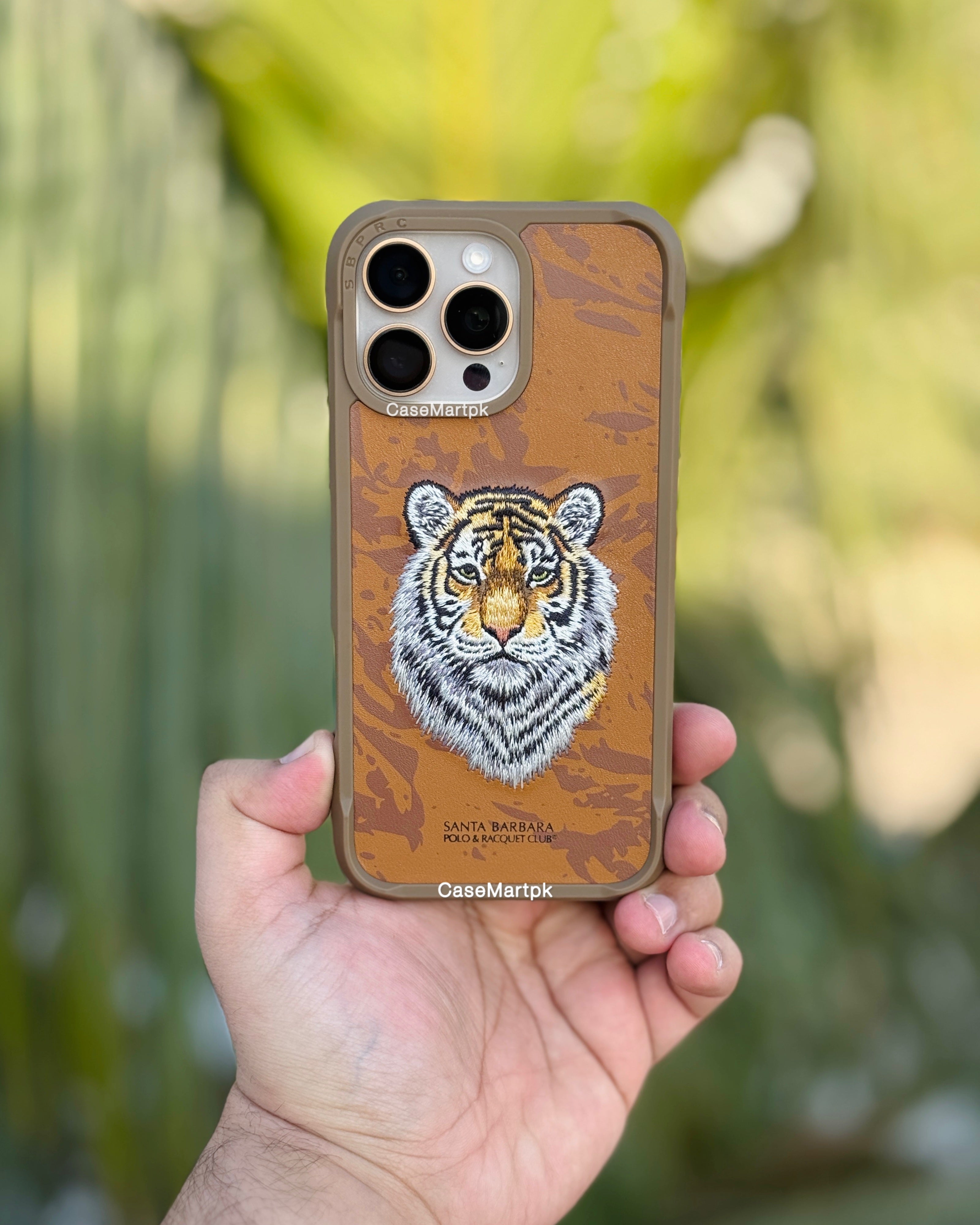 Polo Santa Barbara original savanna series case in genuine leather for Apple iPhone 16 pro max
