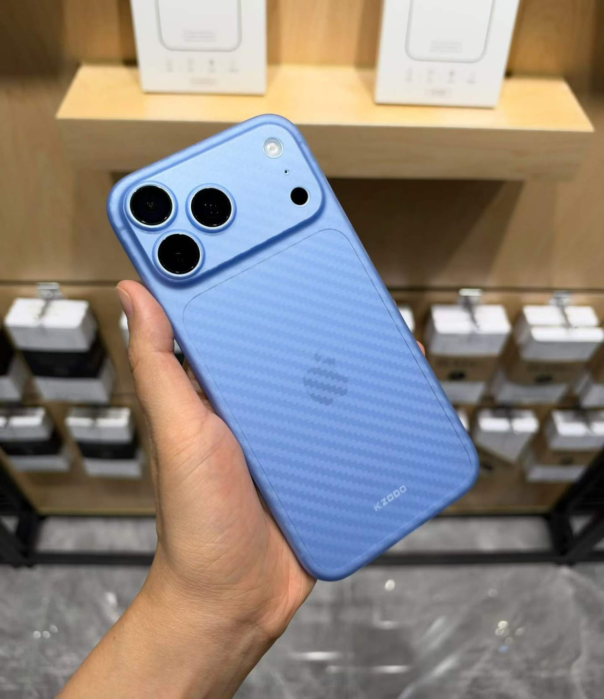 Kz-Doo Air Carbon Ultra Thin Case for iPhone | Premium 0.3mm Slim Protective Cover