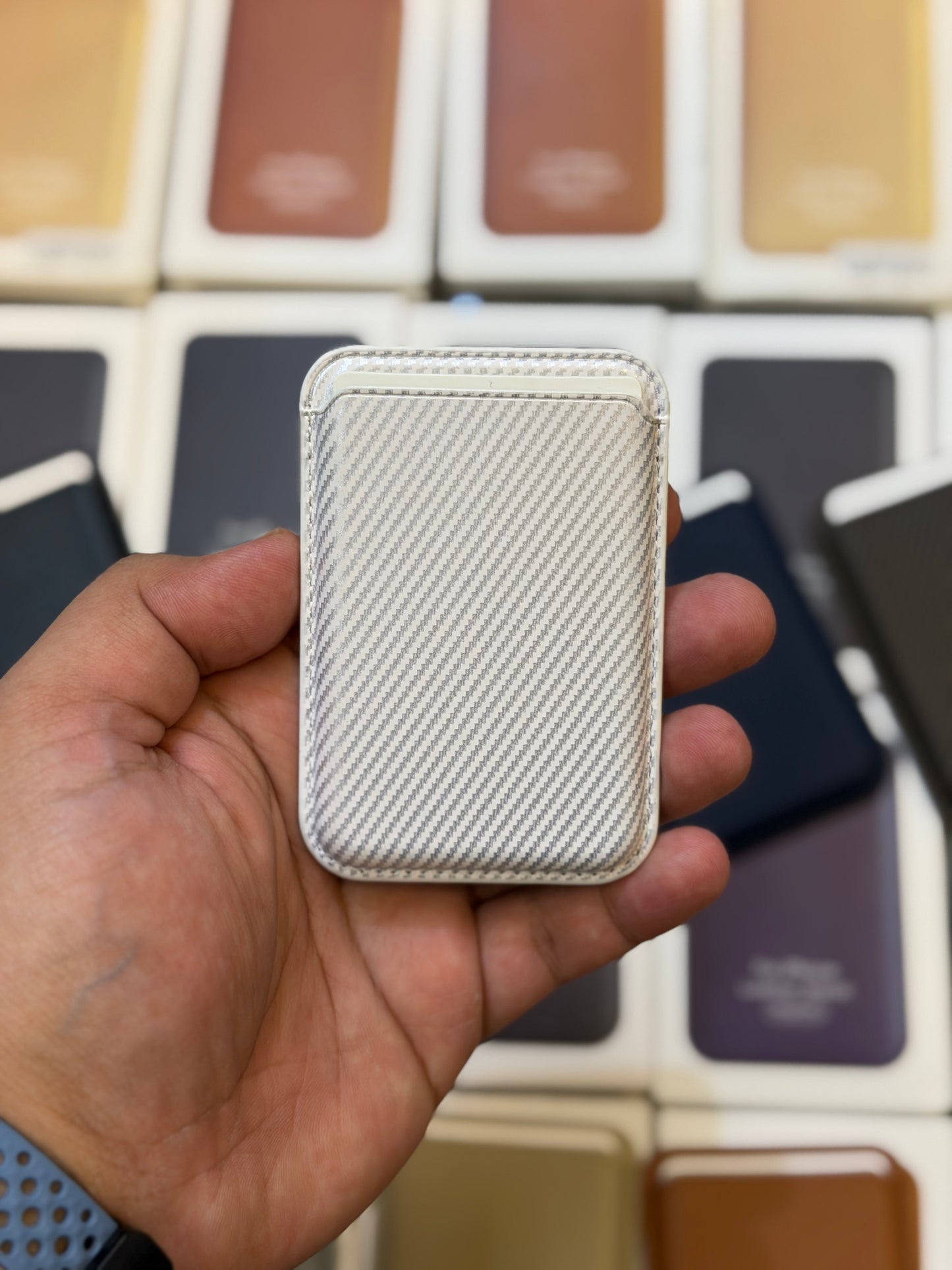 Carbon Fibre MagSafe Card Wallet
