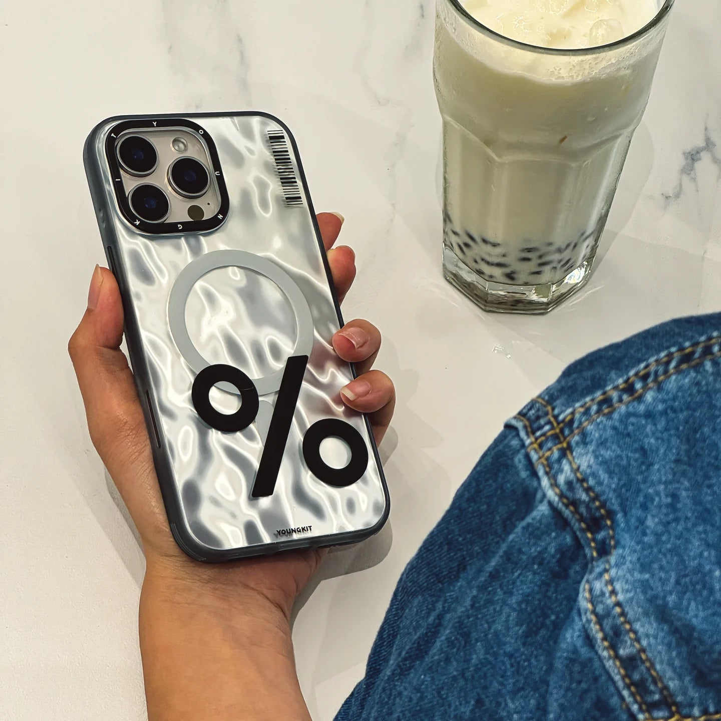 YoungKit Color Changing Silver% Case 16 Pro Max