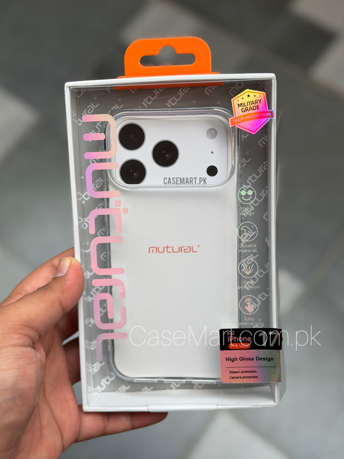 Mutural Soft Clear Anti-Yellow Slim Case for iPhone 18 Pro Max