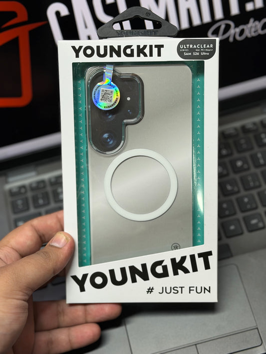 Original YoungKit Clear MagSafe Non-Yellowing Case For Samsung Galaxy S26 Ultra