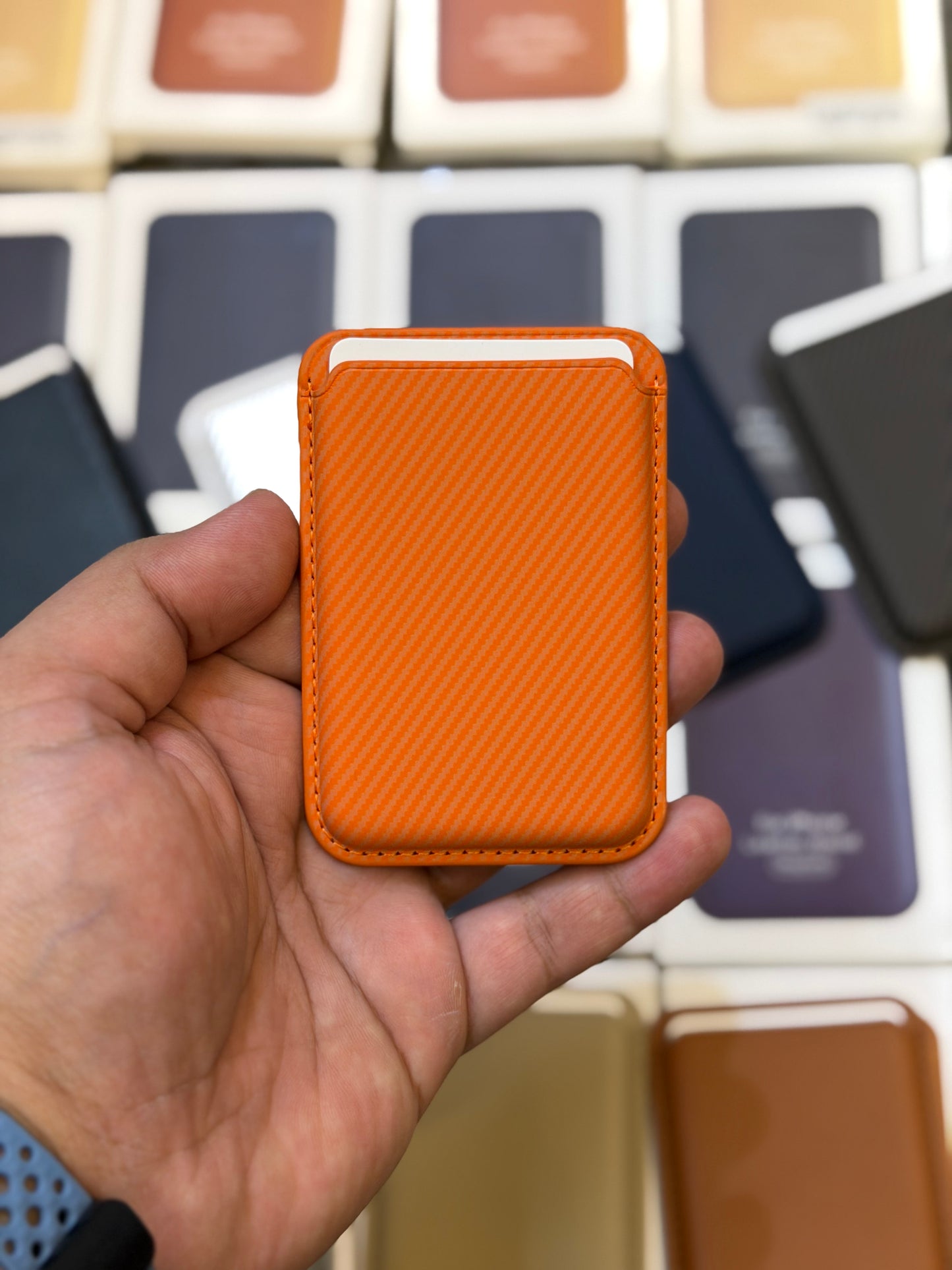 Carbon Fibre MagSafe Card Wallet