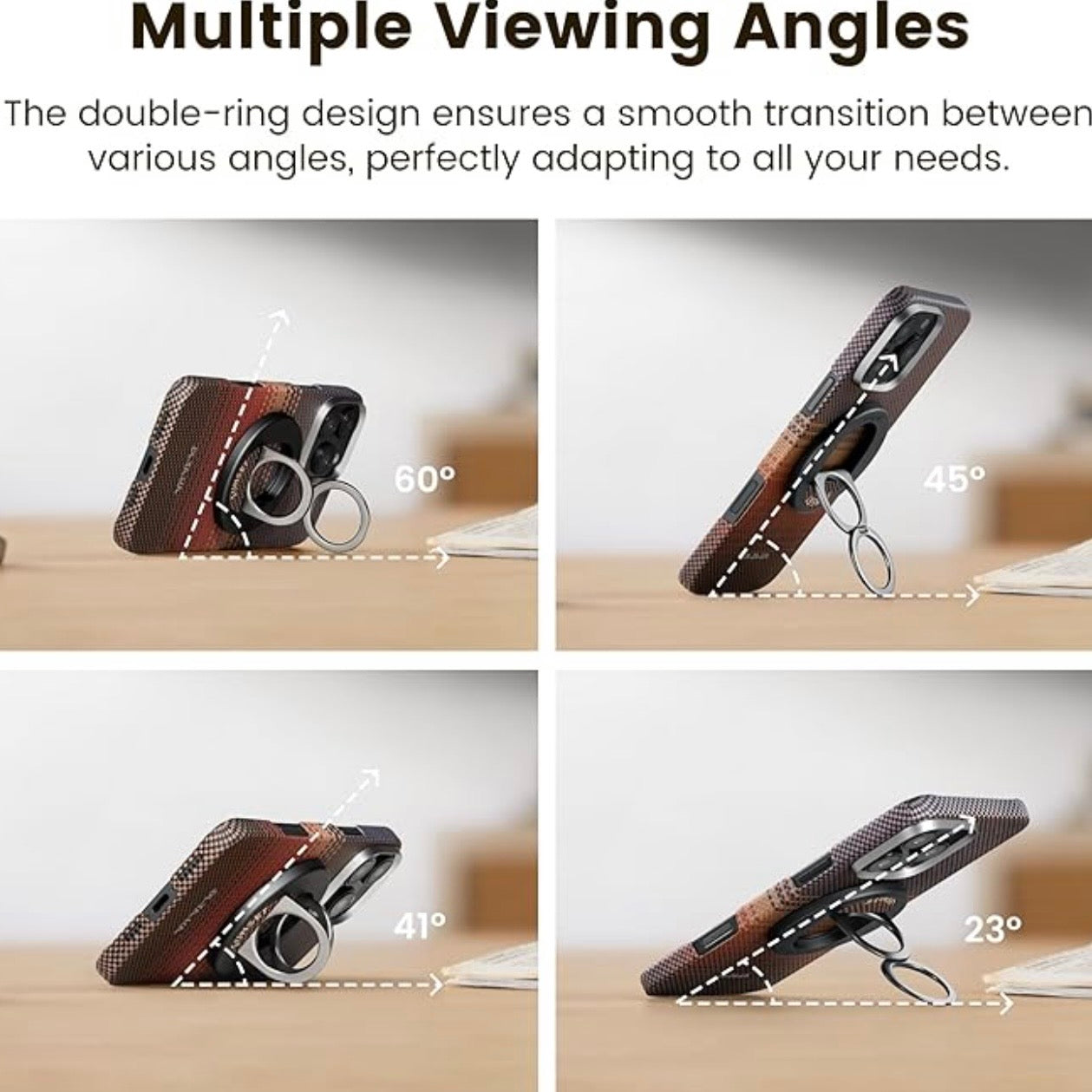 Njoyny MagSafe Grip Ring + Stand
