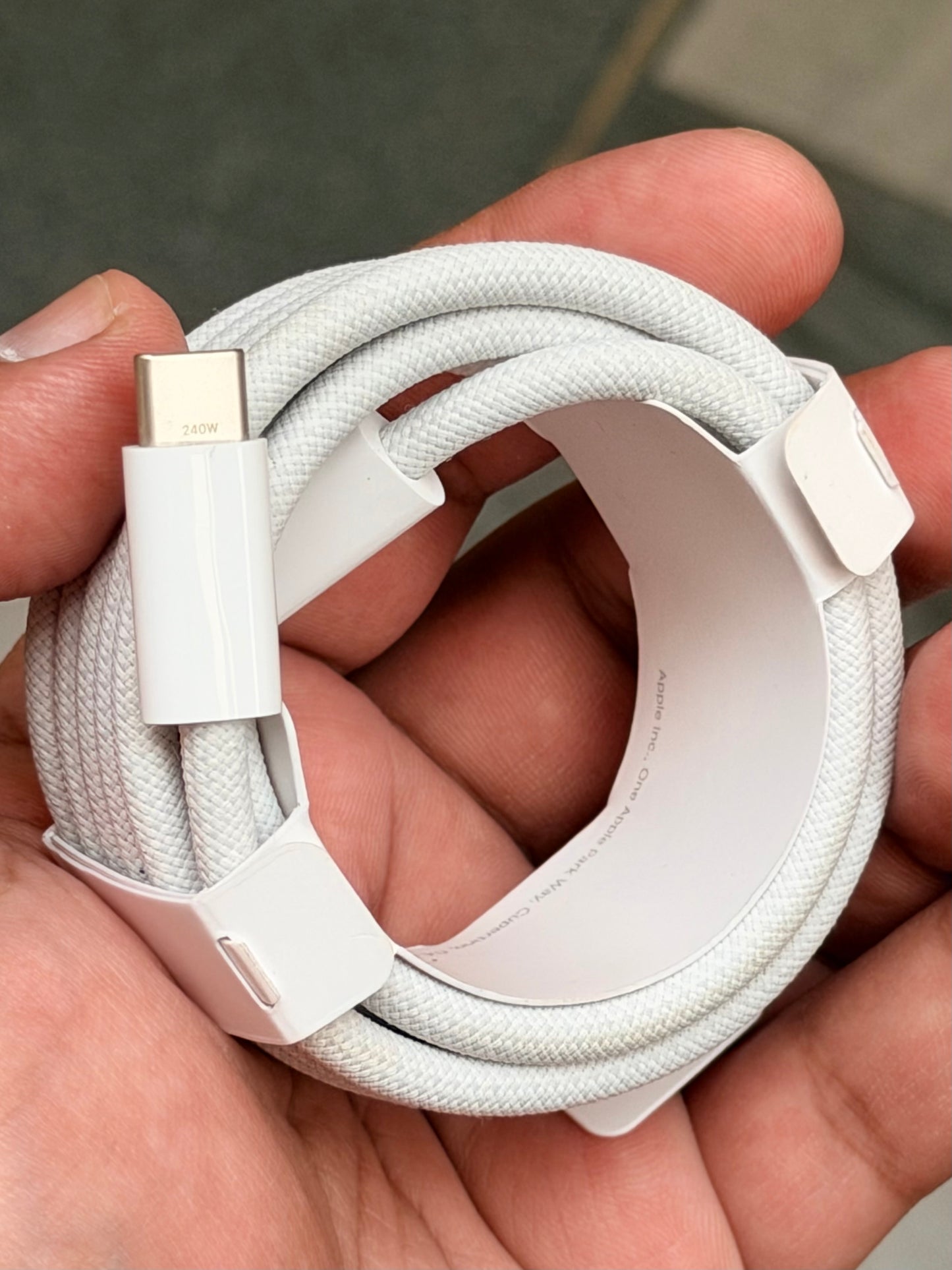 Apple 240W Type USB-C to C 2 Meter Original Box Pulled Cable for iPhone 15,16,17,18 Series & iPad & MacBook - 2M Fast Charging 100% Genuine
