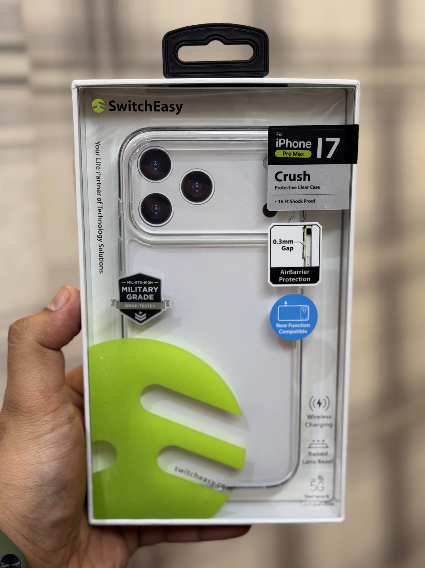 SwitchEasy Crush Series Clear Case 17 Pro Max