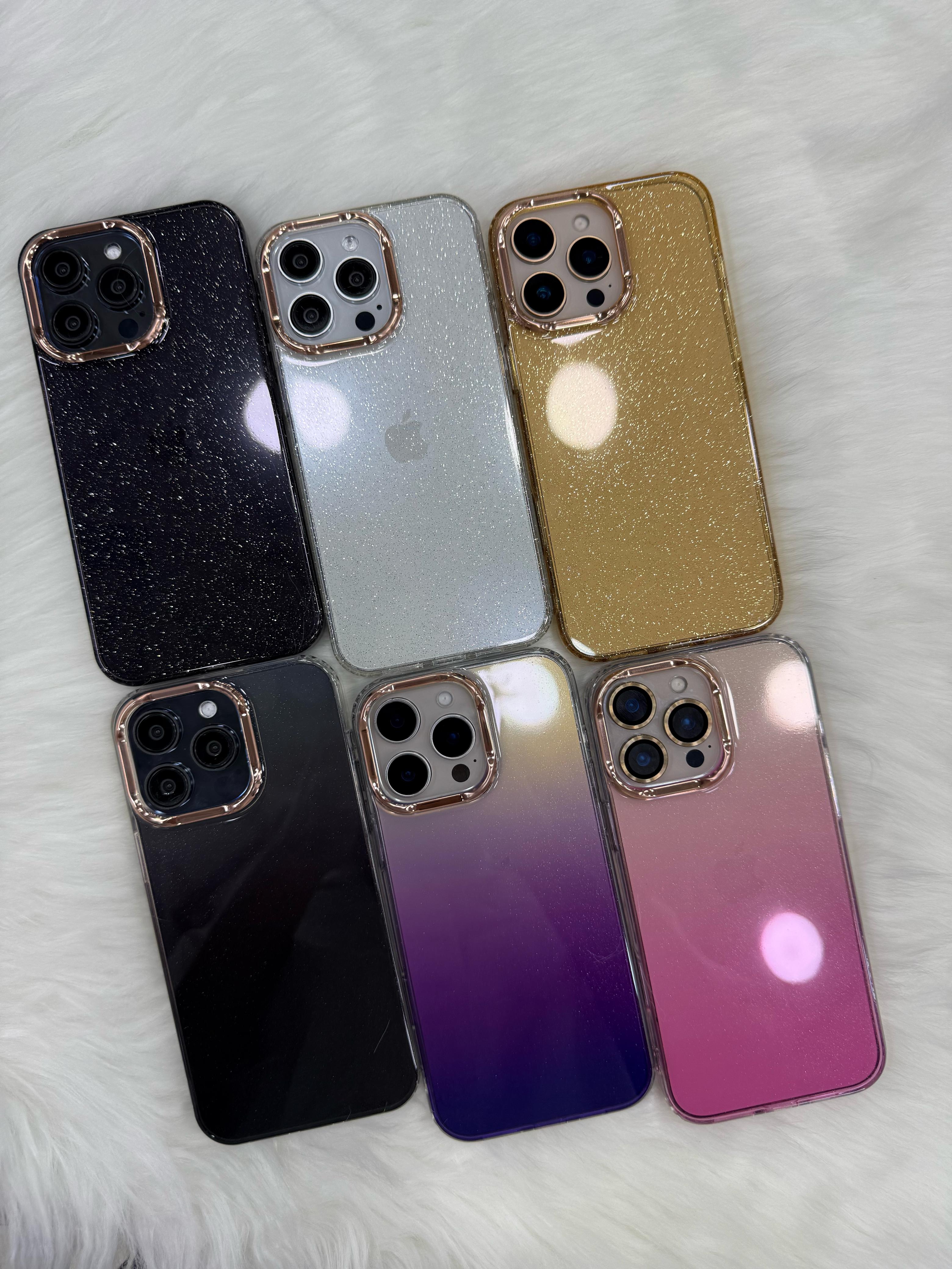 shimmer glitter case