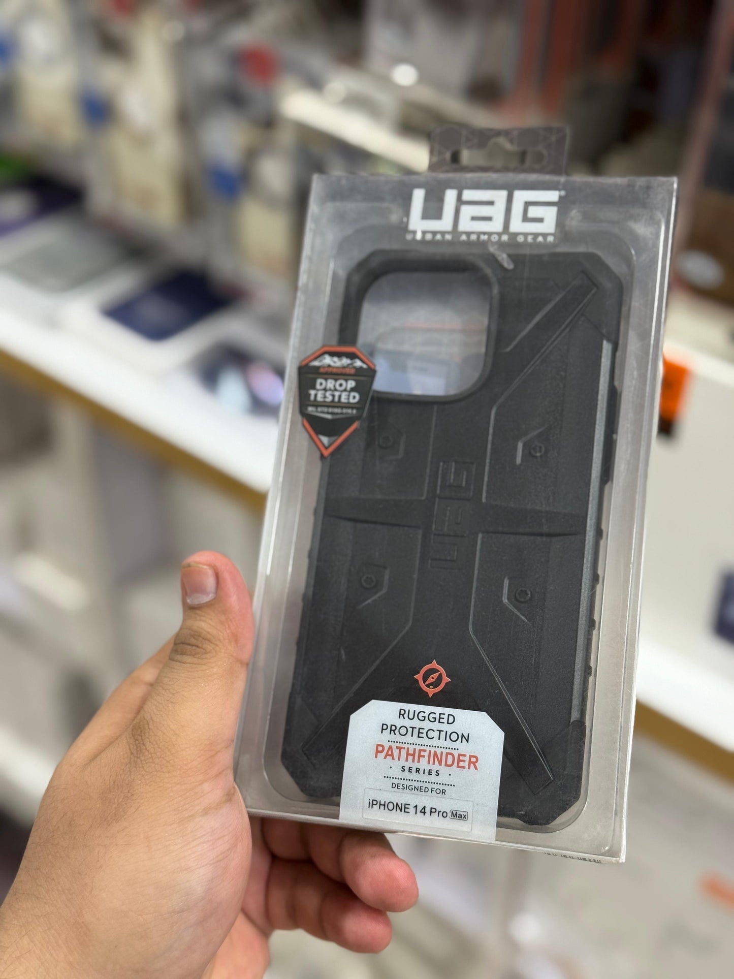 UAG Black pathfinder series case iPhone 14/15 pro max