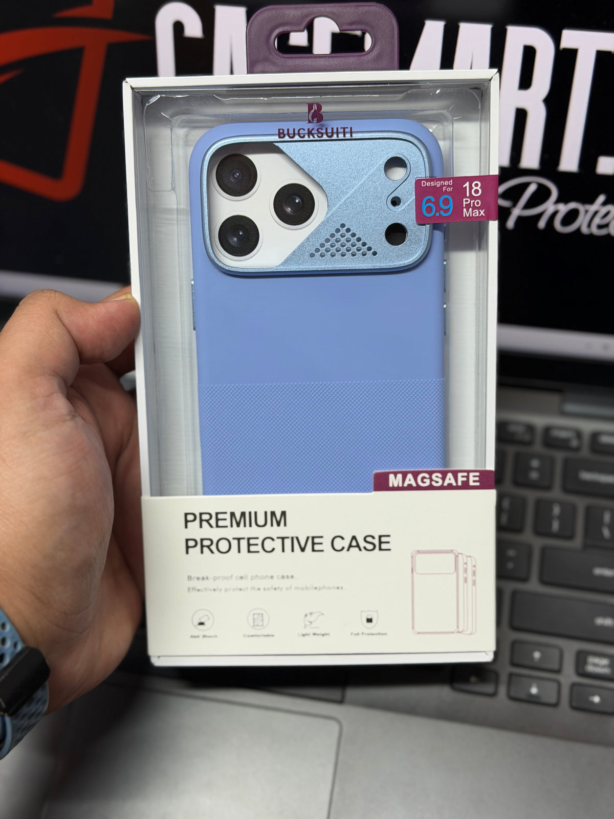 Aulumu Design MagSafe Silicone Case for 18 / 17 Pro Max