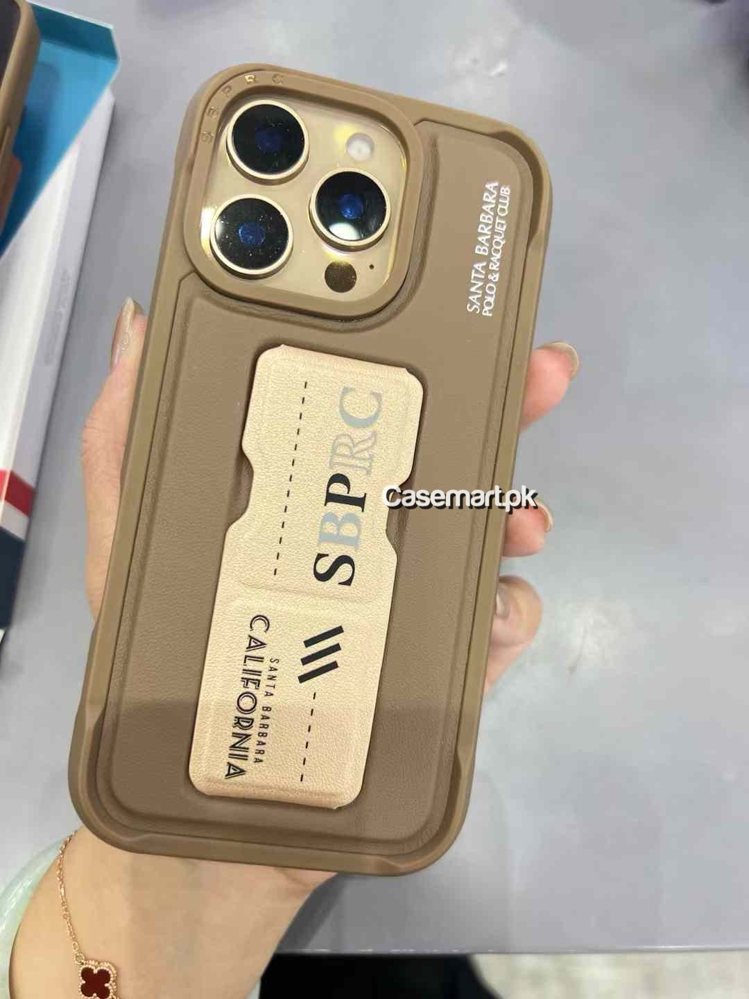 Polo Santa barbara original Kirk series case in genuine leather in Apple iPhone 16 pro max