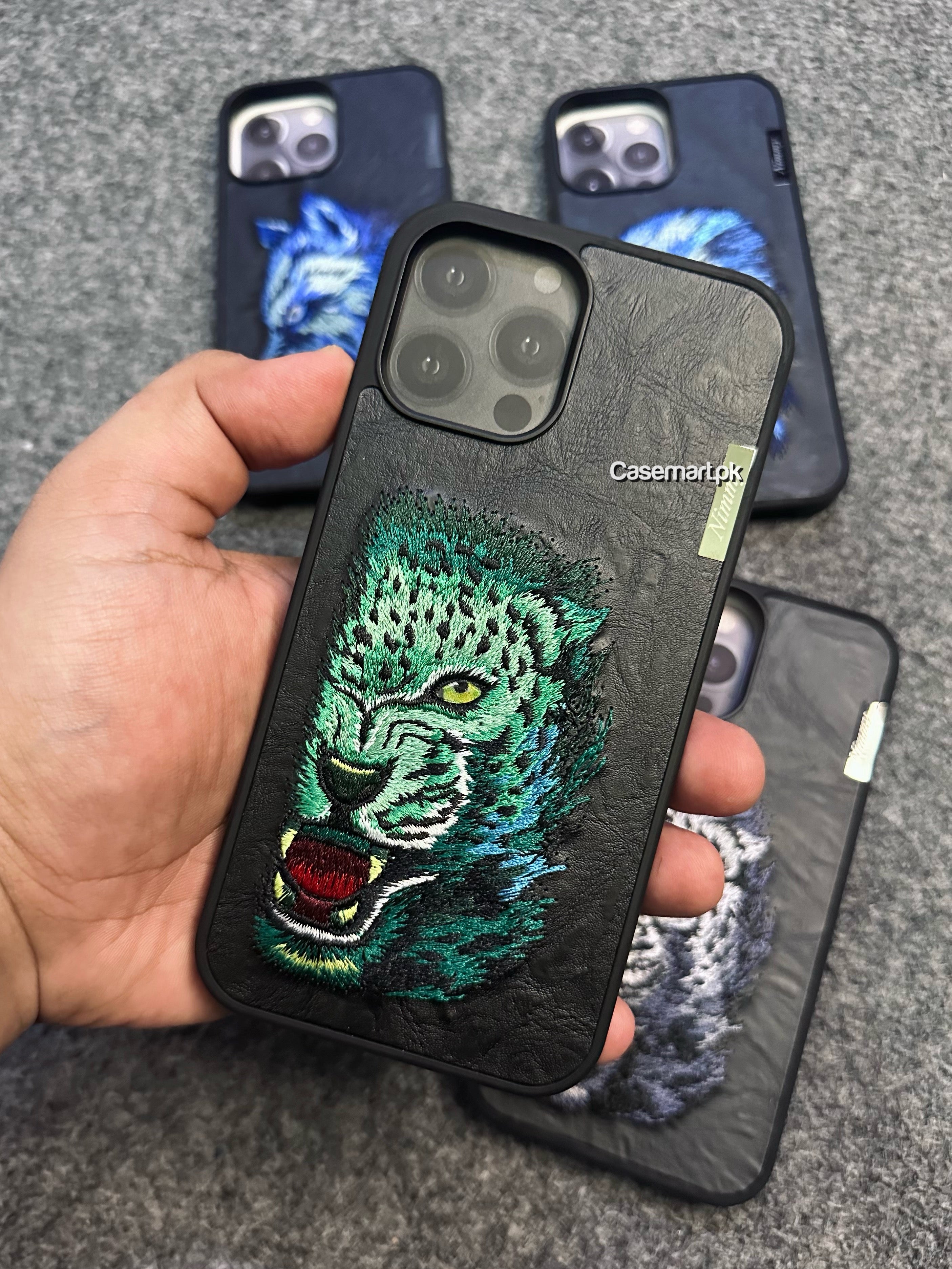 nimmy beast cases for iphone 13 pro max 3d embroidery