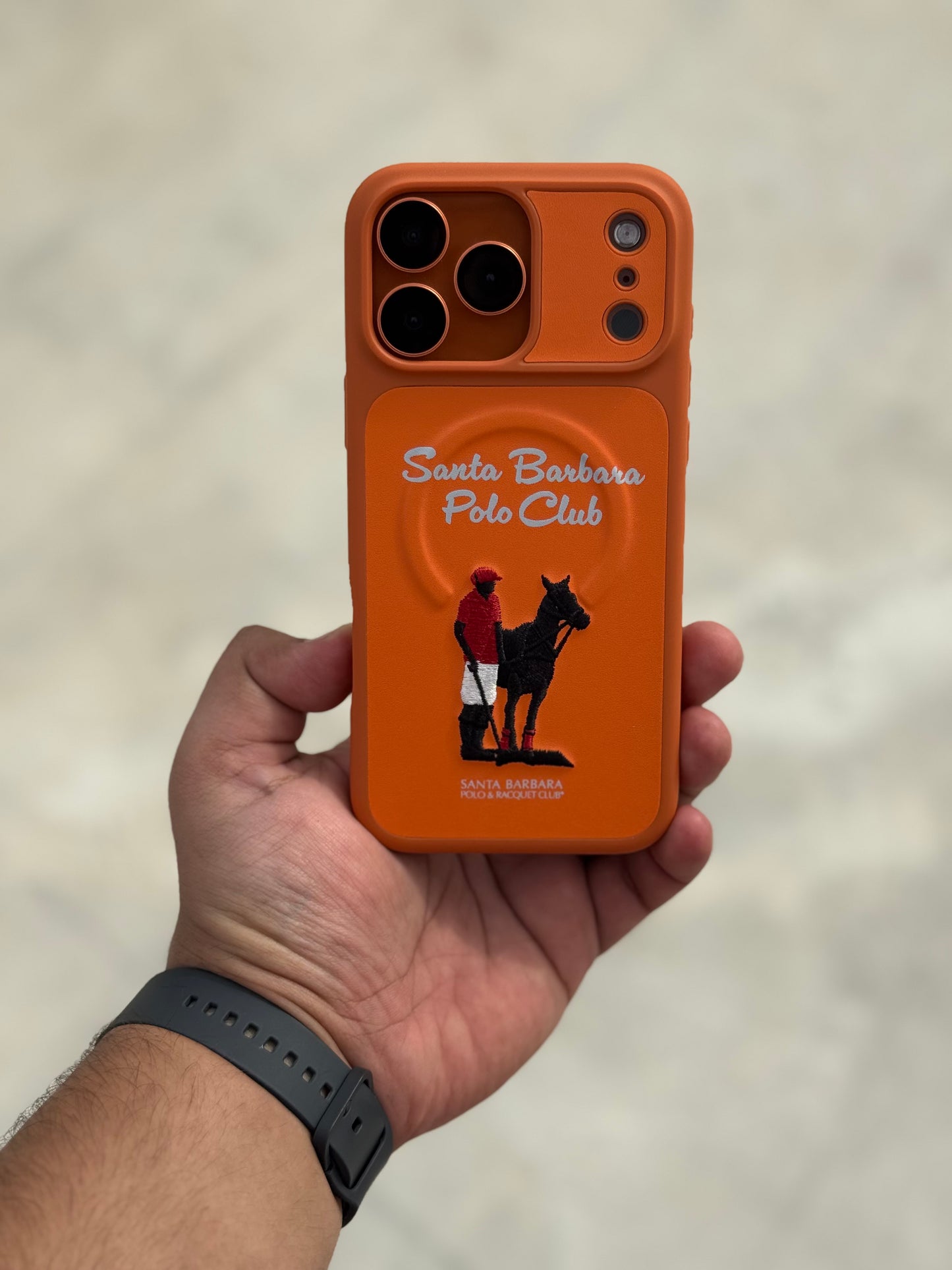 iPhone 17 Pro Max Santa Barbara Polo Leather Magsafe Case Questa Series