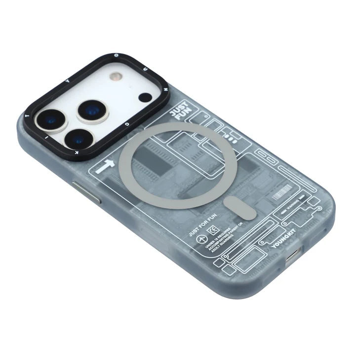 YOUNGKIT Technology Series Matte Finish Cover with Magsafe for iPhone 17 Pro Max