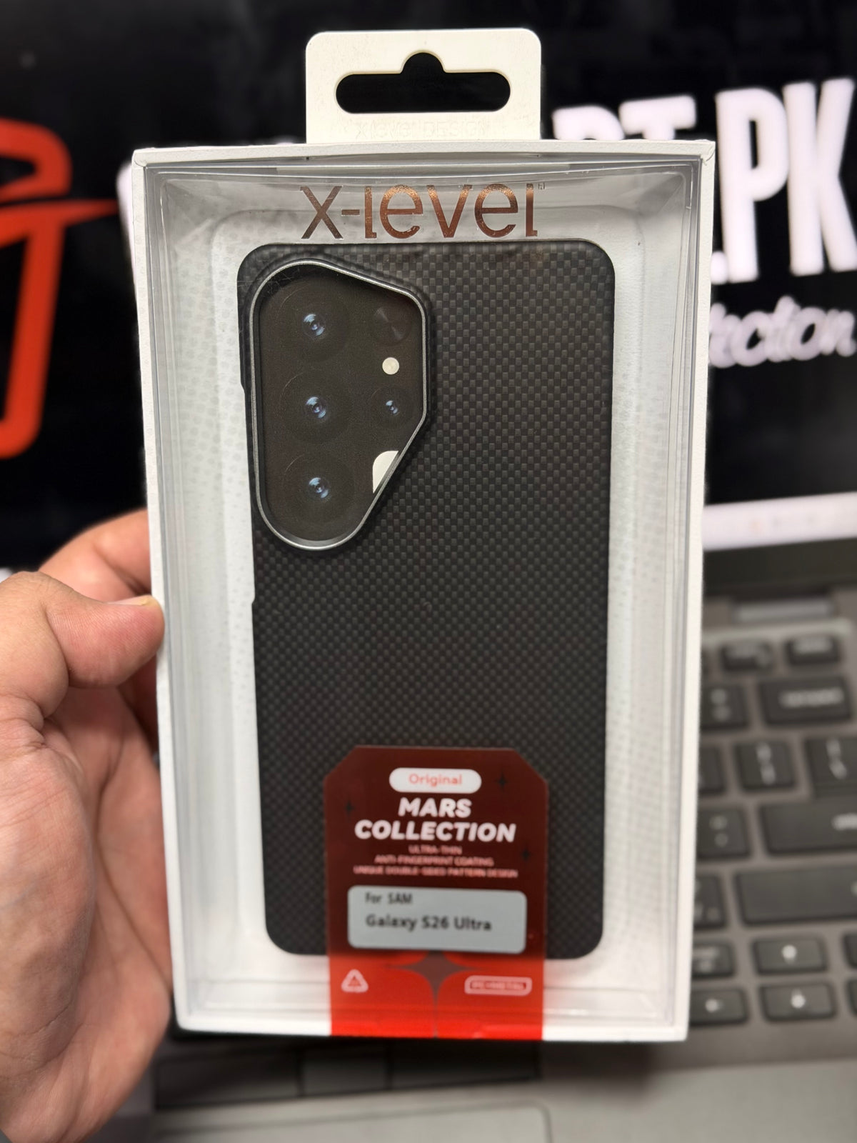 Carbon Fibre Side Cut X-Level Mars Collection Ultra Thin Case - S26 Ultra