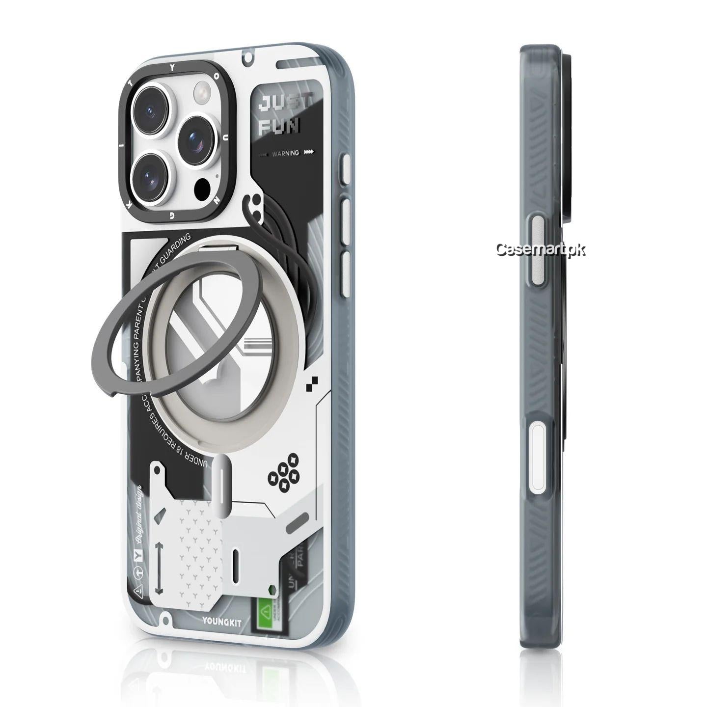 Original Youngkit cyberpunk case rotation ring stand