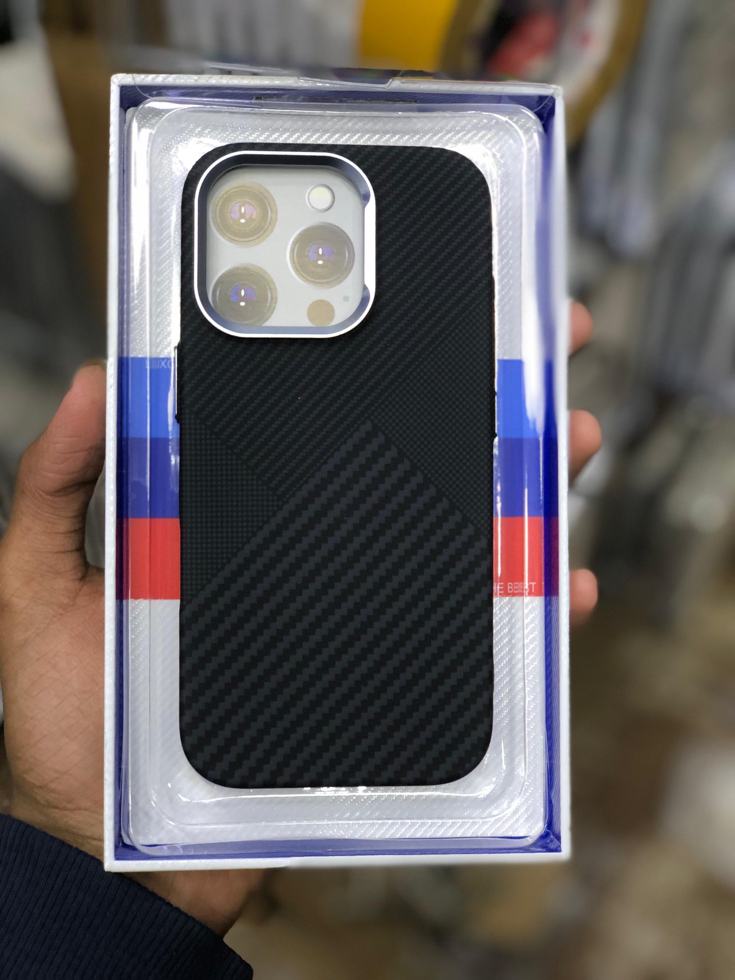 BLACK WAVE CARBON FIBRE KEVLAR CASE