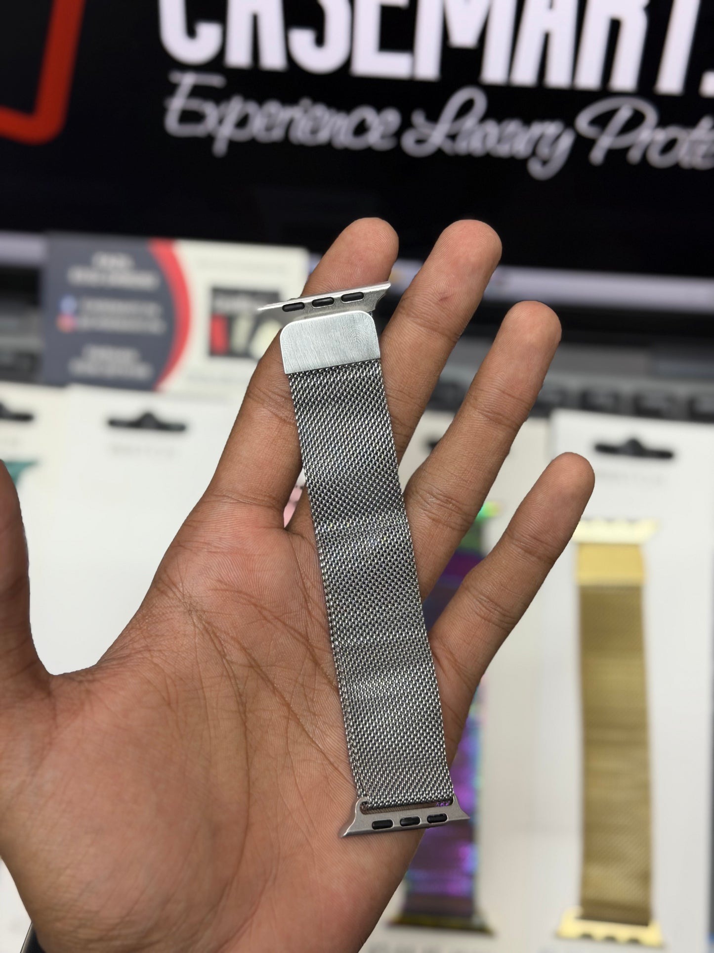 Milanese Magnetic Mesh Loop Band for Apple Watch 42 to 49 mm