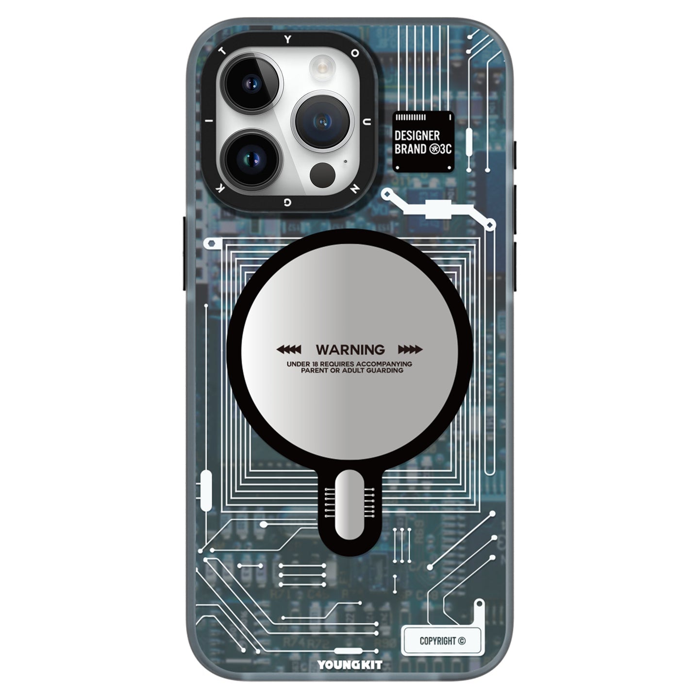 Original Young kit futuristic circuit case