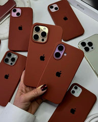 Apple Official Silicone Case Choco Brown