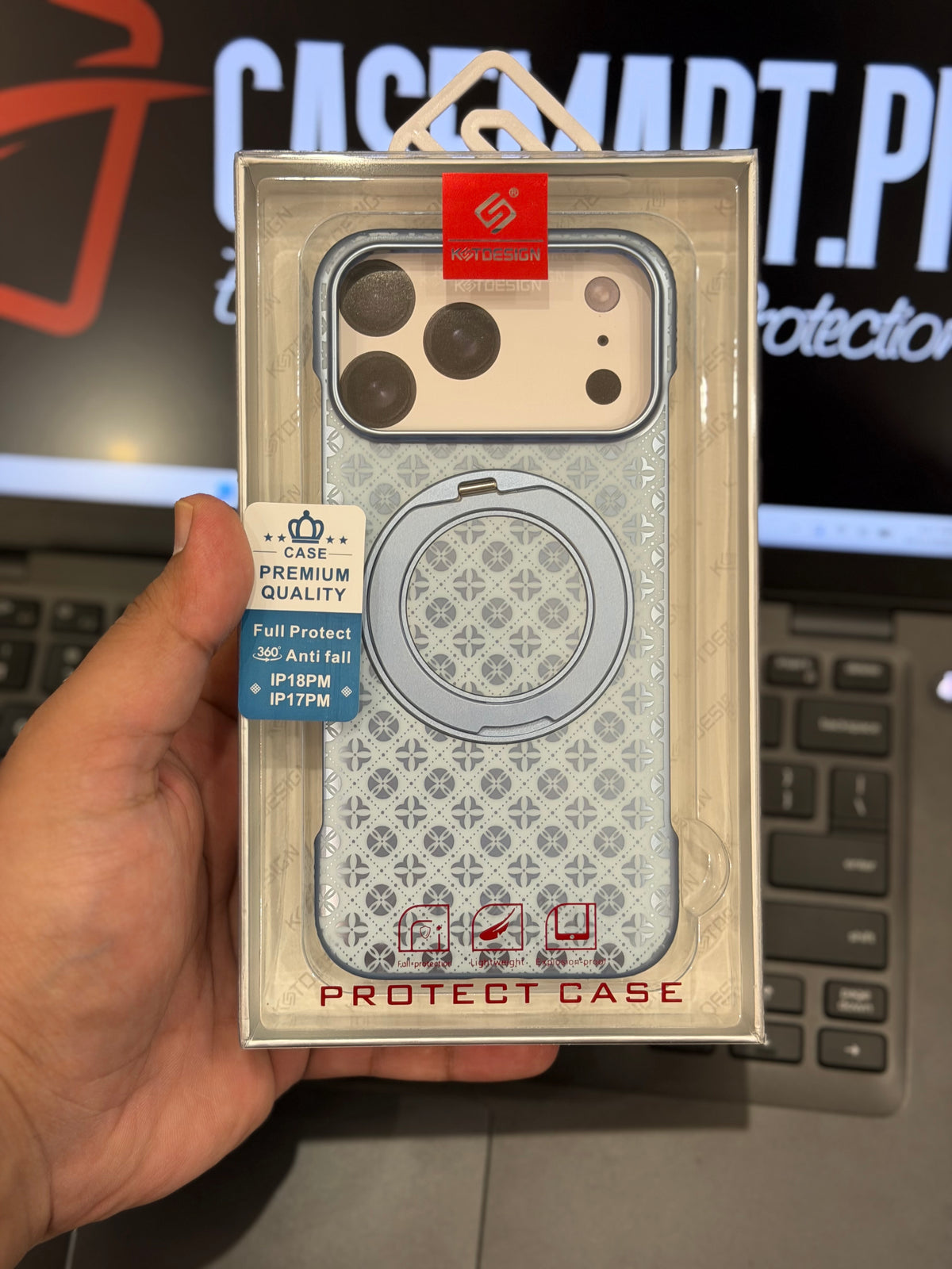 KST Side Cut Design 360 Spin MagSafe Stand Case iPhone 18 Pro Max