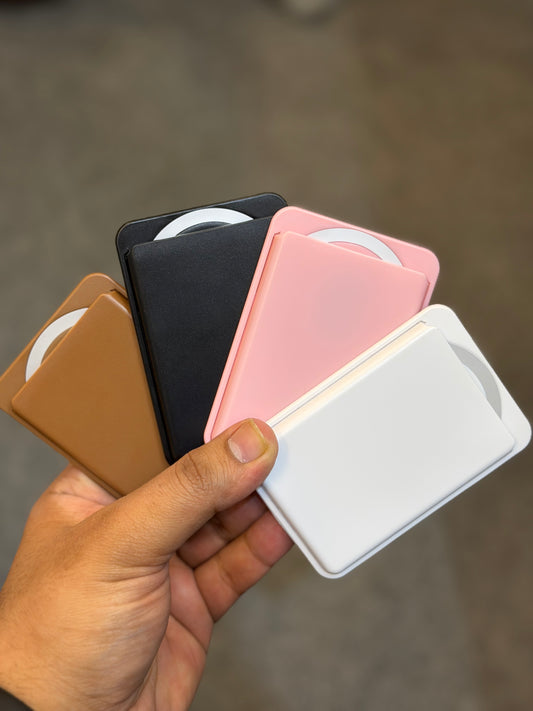 Color Acrylic MagSafe Card Wallets