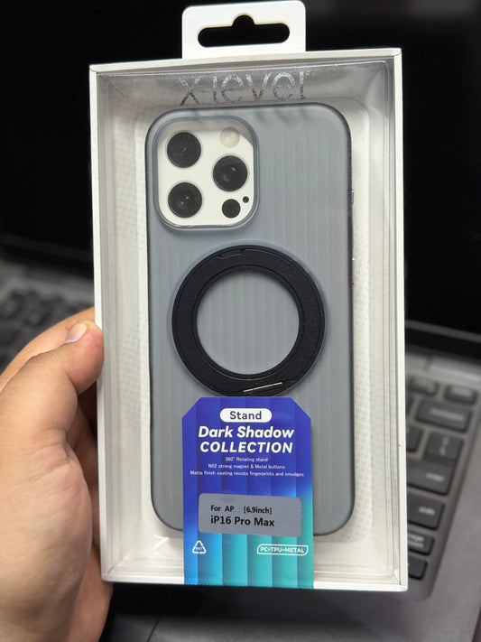 X-Level Dark Shadow Case With 360 Rotation Stand 16 pro max