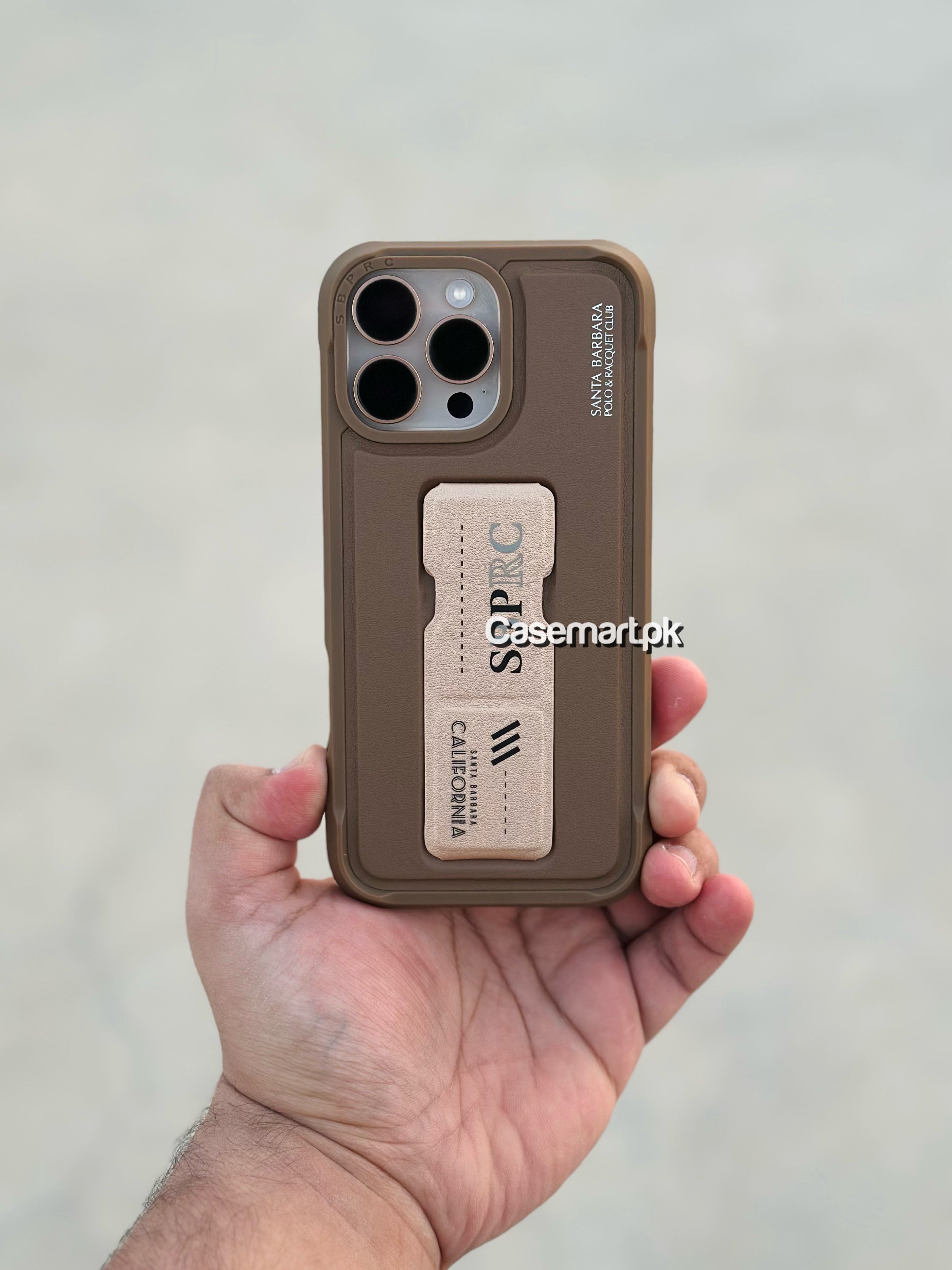 Polo Santa barbara original Kirk series case in genuine leather in Apple iPhone 16 pro max