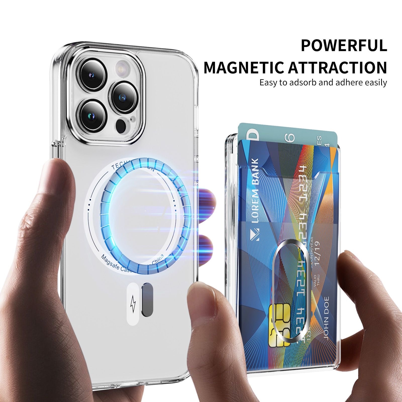 Acrylic MagSafe Wallet Clear