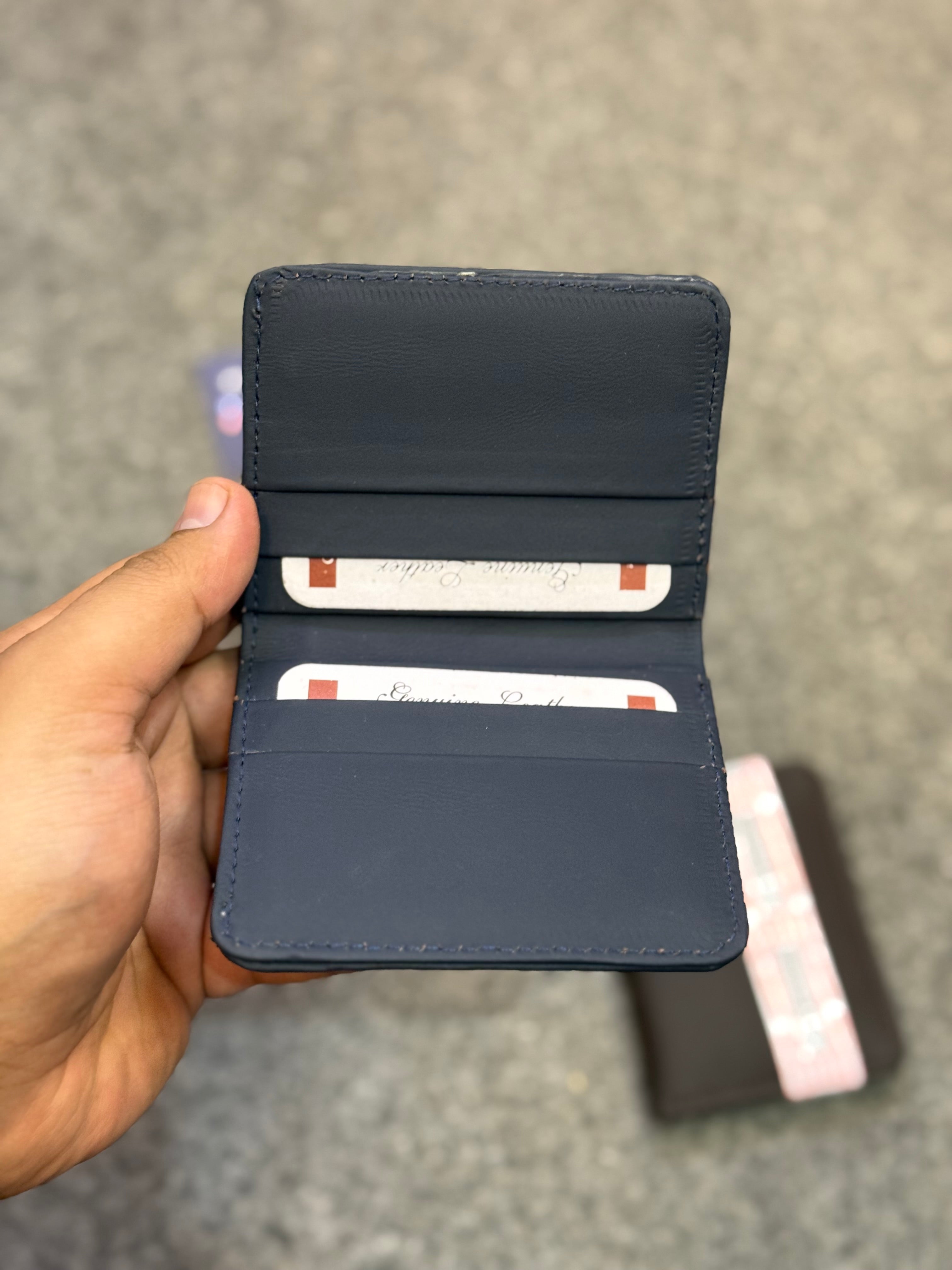 Cow Leather Flip Mini Wallet in 3 Colors
