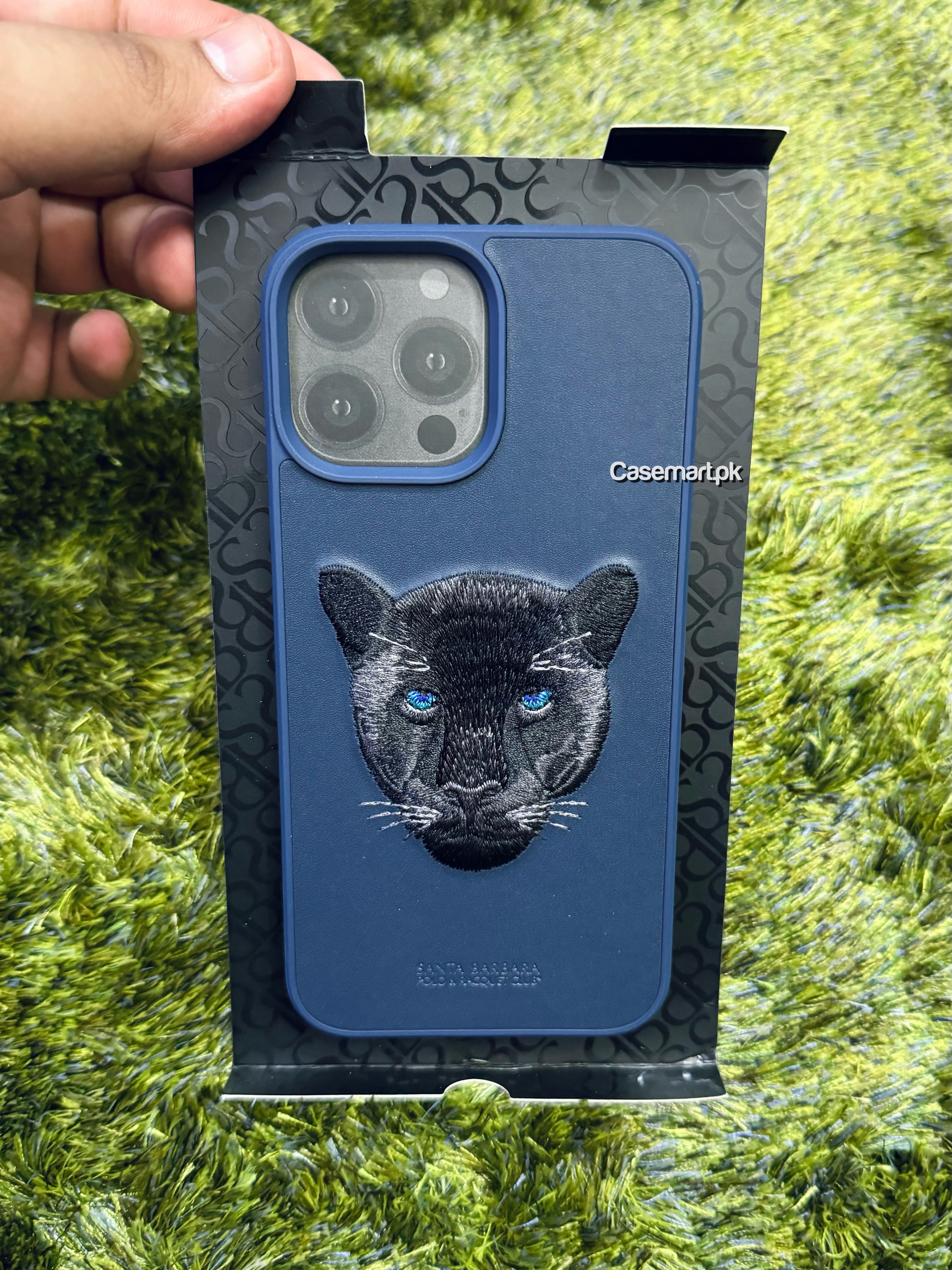 Original polo panther case 3d embroidery